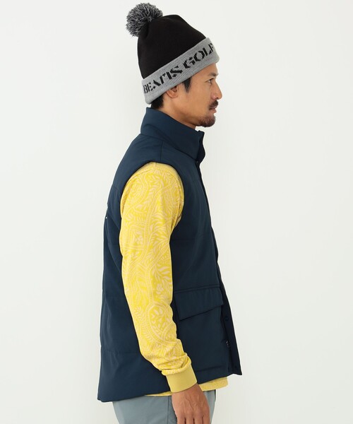 BEAMS GOLF（ビームス ゴルフ） ベスト LARGE ネイビー メンズ