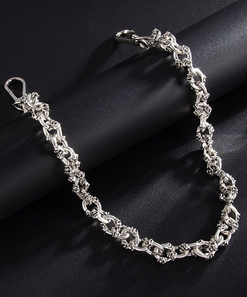 ALMO ウォレットチェーン スカルシルバーウォレットチェーン(SK
