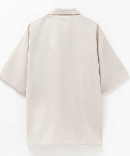 「URBAN COLLECTION」 半袖シャツ M グレイッシュベージュ メンズ_画像5