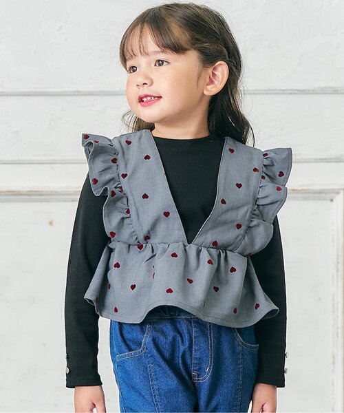 repipi armario トップス 「2WAY」メッシュプルオーバー キッズ