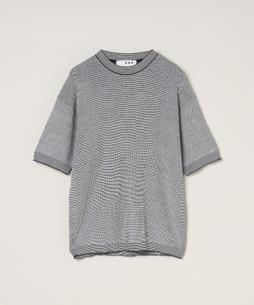 three dots（スリー ドッツ） tシャツ オーガニックコットン ワッフル