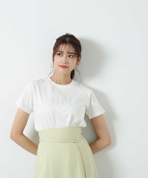 「JILL by JILL STUART」 半袖Tシャツ FREE ホワイト レディース_画像2