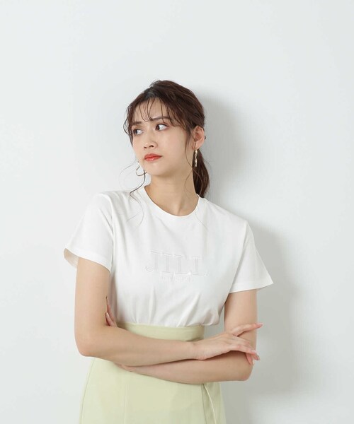「JILL by JILL STUART」 半袖Tシャツ FREE ホワイト レディース_画像3