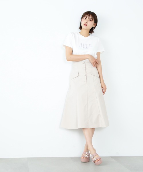 「JILL by JILL STUART」 半袖Tシャツ FREE ホワイト レディース_画像9