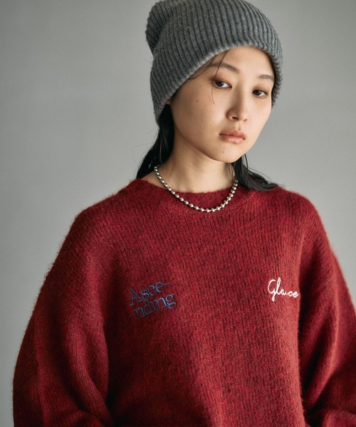 LEPSIM（レプシィム） ニット セーター 3ゲージヴィンテージロゴプル