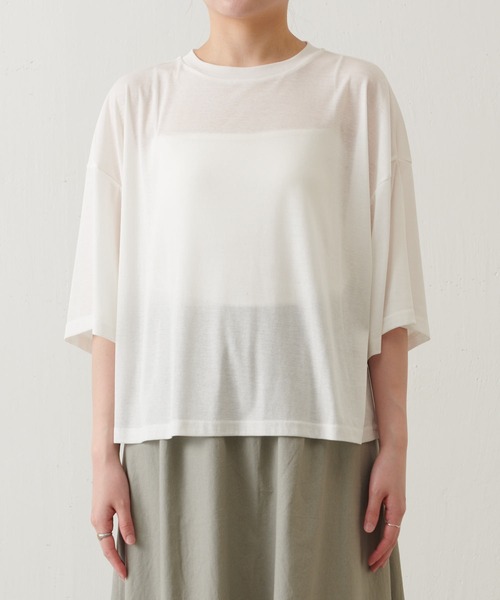 「COLLAGE GALLARDAGALANTE」 半袖Tシャツ FREE ホワイト レディース_画像2