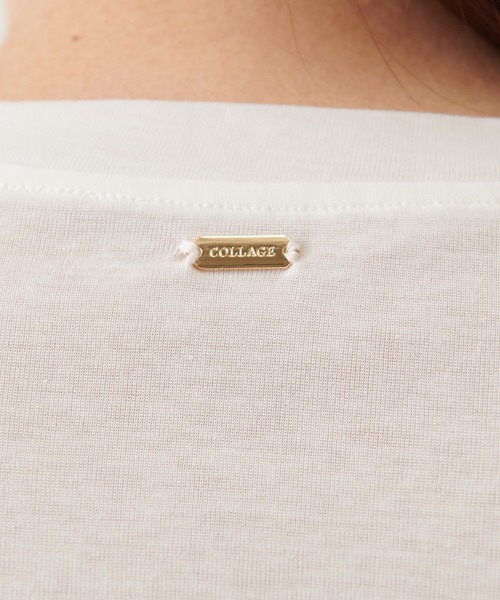 「COLLAGE GALLARDAGALANTE」 半袖Tシャツ FREE ホワイト レディース_画像6