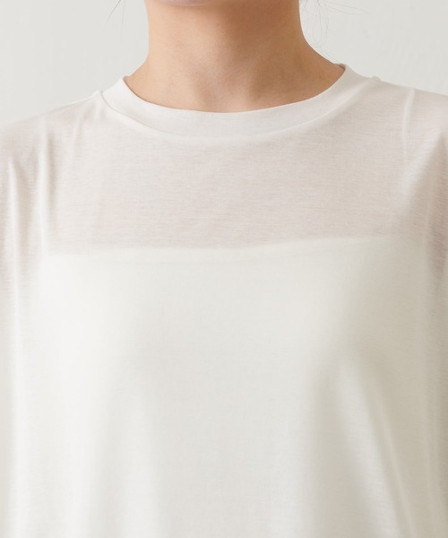 「COLLAGE GALLARDAGALANTE」 半袖Tシャツ FREE ホワイト レディース_画像7