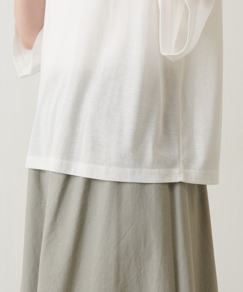 「COLLAGE GALLARDAGALANTE」 半袖Tシャツ FREE ホワイト レディース_画像9
