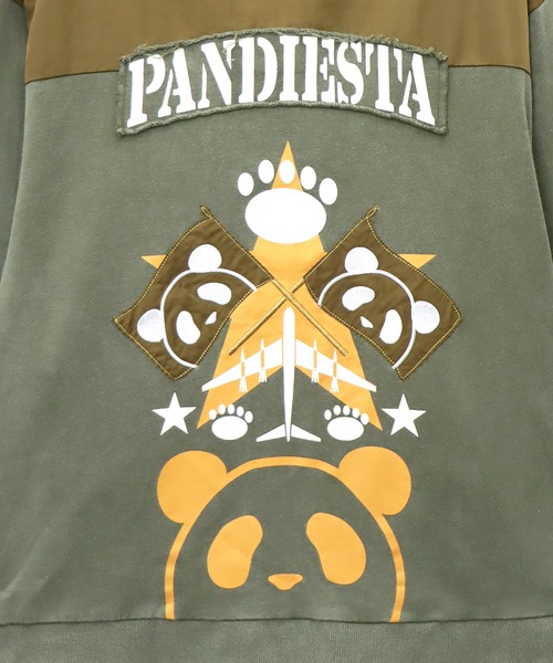 PANDIESTA（パンディエスタ） パーカー エアフォースパンダ切替フルZIP