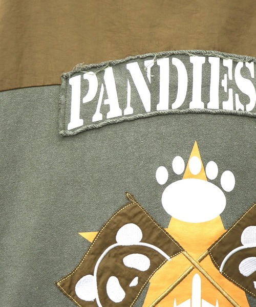 PANDIESTA（パンディエスタ） パーカー エアフォースパンダ切替フルZIP