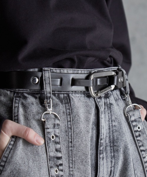 SERACE ベルト 「SERACE」Carabiner buckle belt / カラビナバックル