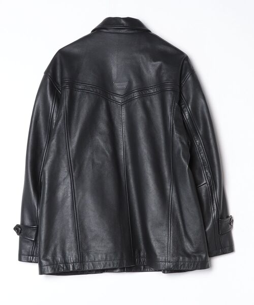 凛太郎　FORSOMEONE コート ブラック　46 FORSOMEONE（フォーサムワン） コート ジャケット FORSOMEONE LEATHER