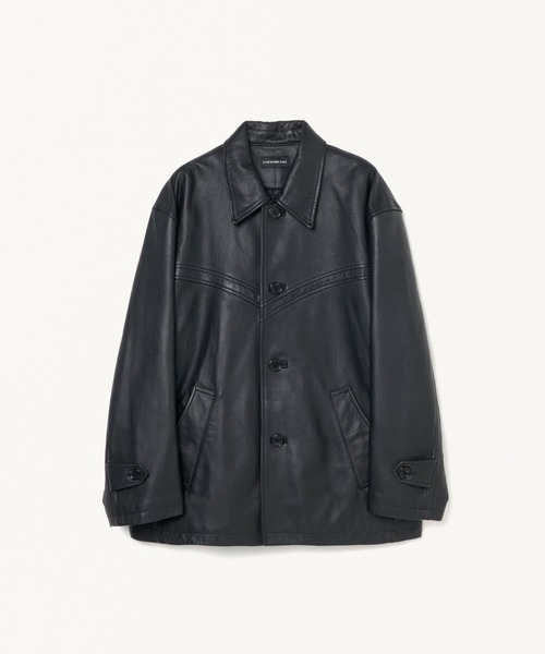 凛太郎　FORSOMEONE コート ブラック　46 FORSOMEONE（フォーサムワン） コート ジャケット FORSOMEONE LEATHER