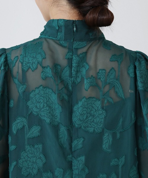 「Kana」 7分袖ワンピース フリー ブラック レディース_画像7