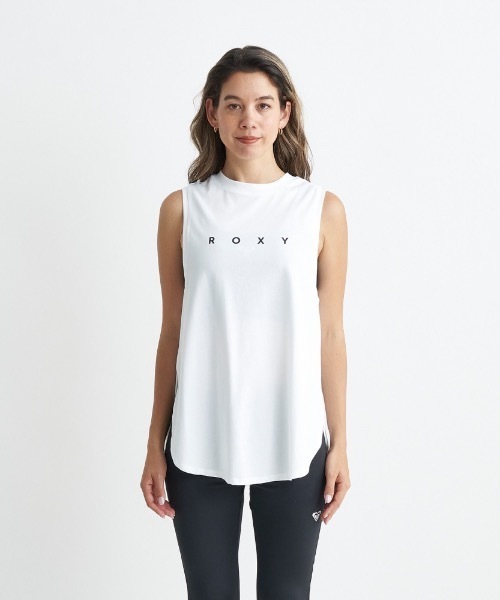 「ROXY」 ノースリーブトップス MEDIUM ホワイト レディース_画像6