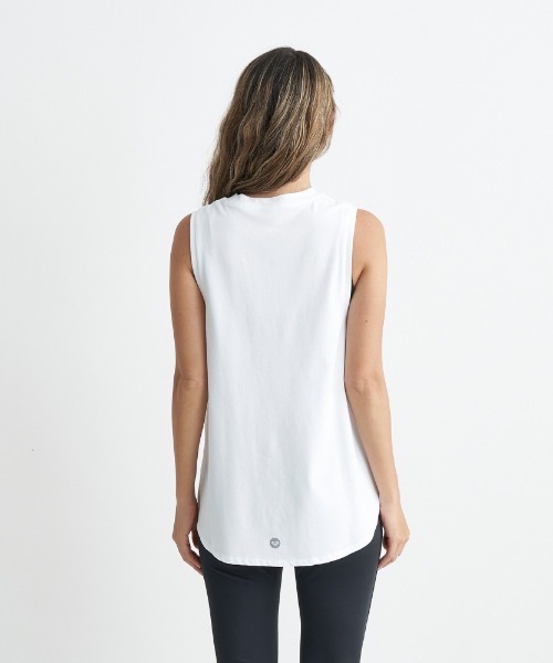 「ROXY」 ノースリーブトップス MEDIUM ホワイト レディース_画像7