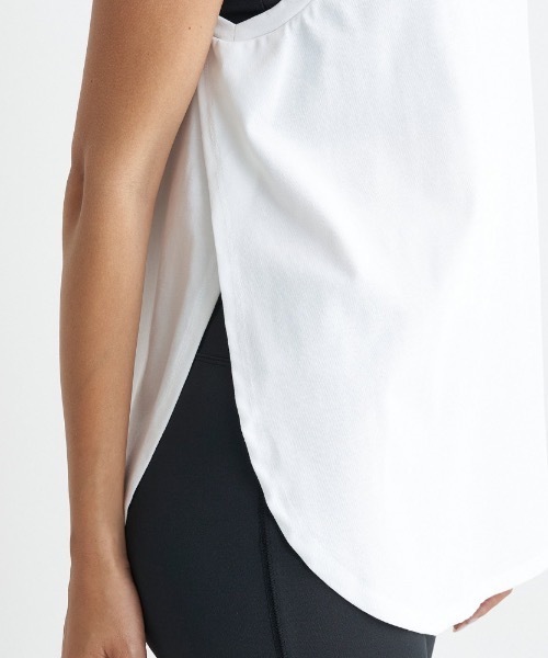 「ROXY」 ノースリーブトップス MEDIUM ホワイト レディース_画像9