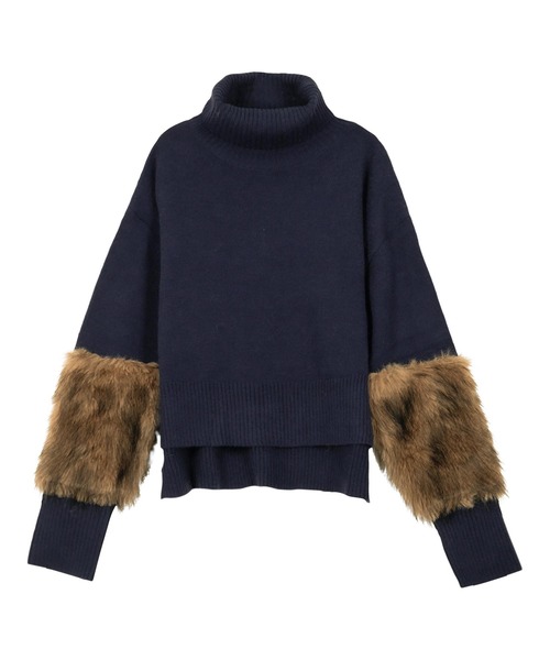 KOBE LETTUCE（神戸レタス） ニット セーター 袖ファータートルニット