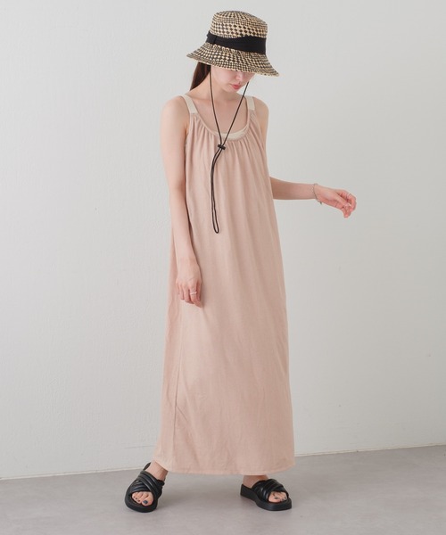 「Kastane」 キャミソールワンピース 0 ブラック レディース_画像6