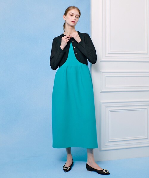 LOULOU WILLOUGHBY（ルルウィルビー） ニットボレロ 2 ブラック