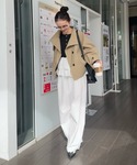 トレンチコート コート 「4色展開/シワになり...の詳細画像5