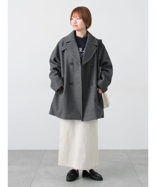 コート アウター ウールライクミドルPコート レディース | Lugnoncure | 04