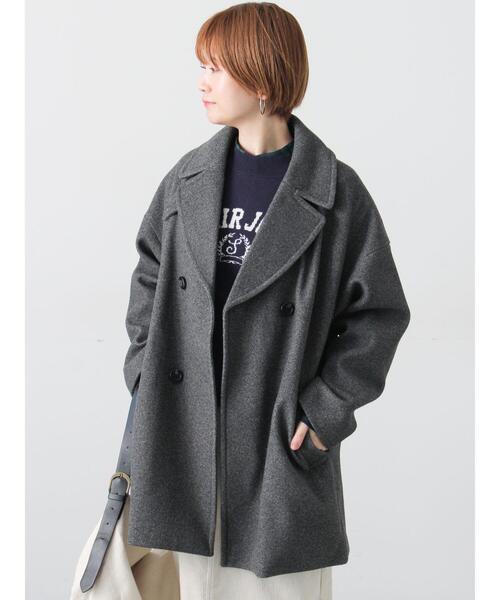 コート アウター ウールライクミドルPコート レディース | Lugnoncure | 06