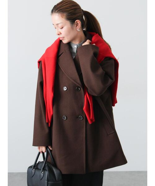 コート アウター ウールライクミドルPコート レディース | Lugnoncure | 09