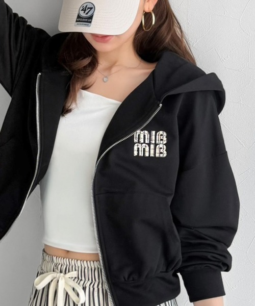 mily bilet パーカー 「9月中旬再入荷！予約受付中」「mily bilet」1