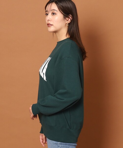「AMERICANA」 スウェットカットソー 00 グリーン レディース_画像6