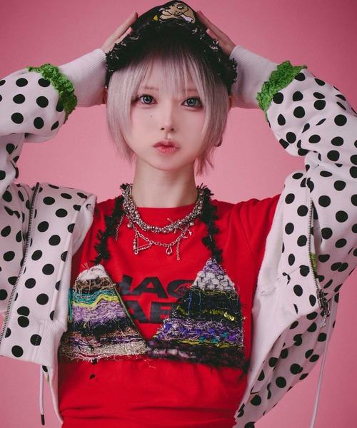 GALFY（ガルフィー） パーカー ポップポップI LOVE GALパーカー/ドット