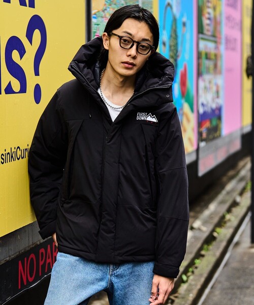 「FIRST DOWN」 マウンテンパーカー MEDIUM グリーン メンズ_画像2