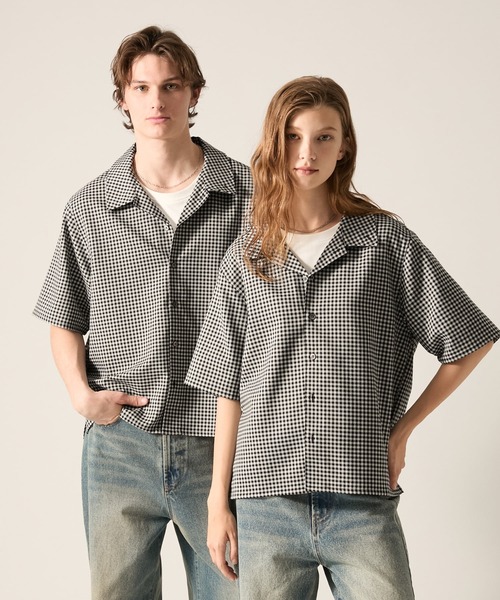 CLEL（クレイル） シャツ 半袖 「CLEL」TR Short Sleeve Open Collar