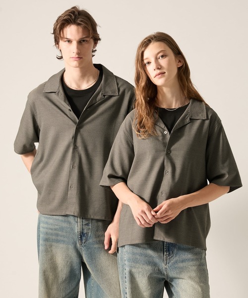 CLEL（クレイル） シャツ 半袖 「CLEL」TR Short Sleeve Open Collar