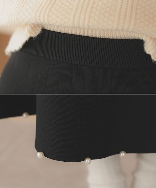 「DONOBAN」 ニットスカート F ブラック レディース_画像8
