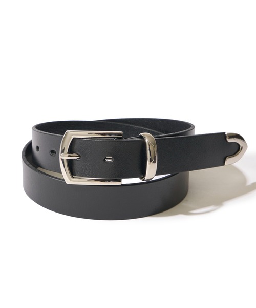 TETE HOMME（テット オム） ベルト 30mm 水牛スムースレザーベルト 