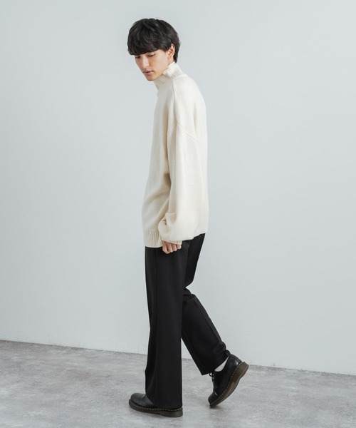 「Rocky Monroe」 長袖ニット M グレー メンズ_画像3