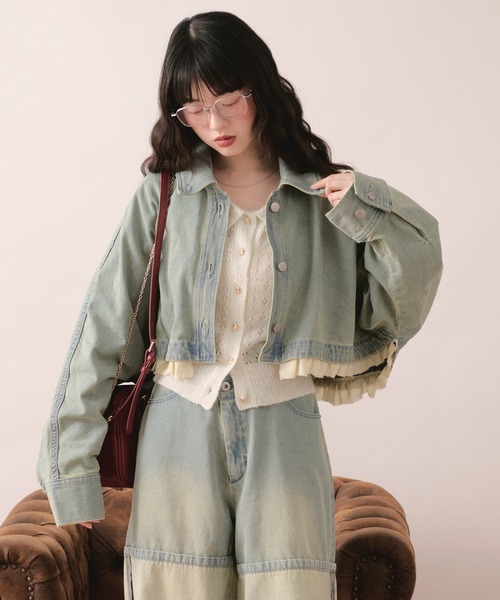 loin nuit カーディガン glitter sheer cardigan / グリッターシアー