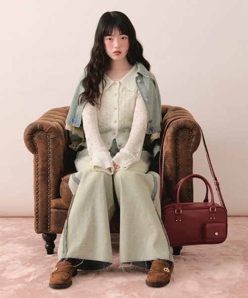 loin nuit カーディガン glitter sheer cardigan / グリッターシアー