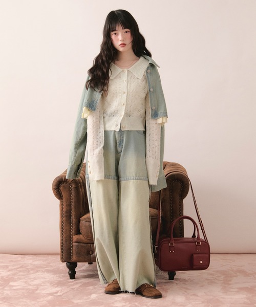 loin nuit カーディガン glitter sheer cardigan / グリッターシアー