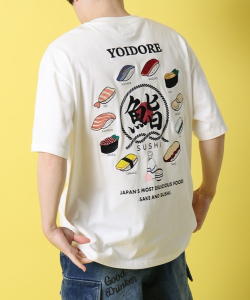 CORPUS SELECT tシャツ 「YOIDORE/酔いどれ」寿司＆酒JAPAN 半袖 T