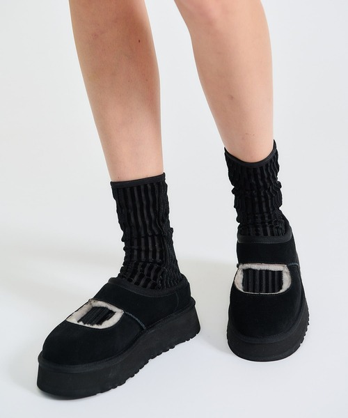 Ugg メリージェーン　黒　ブラック　24㎝　7 Bea Mary Jane UGG Australia（アグオーストラリア） サンダル UGG / Bea Mary Jane