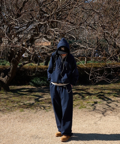 「Perushu」 スウェットパンツ LARGE チャコールグレー メンズ_画像7