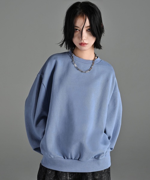 「ADRER」 スウェットカットソー SMALL ベージュ メンズ_画像3