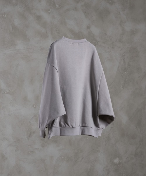 「ADRER」 スウェットカットソー SMALL ベージュ メンズ_画像8