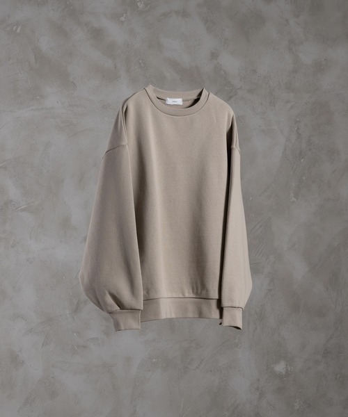「ADRER」 スウェットカットソー SMALL ベージュ メンズ_画像9