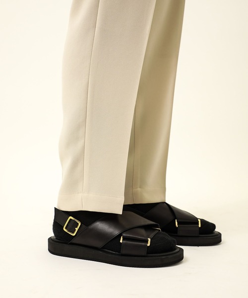 「soe」 スラックス 1 ブラウン メンズ_画像9