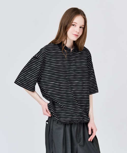 WETTEMPT ポロシャツ 半袖 SKETCH BORDER S/S POLO / スケッチボーダー