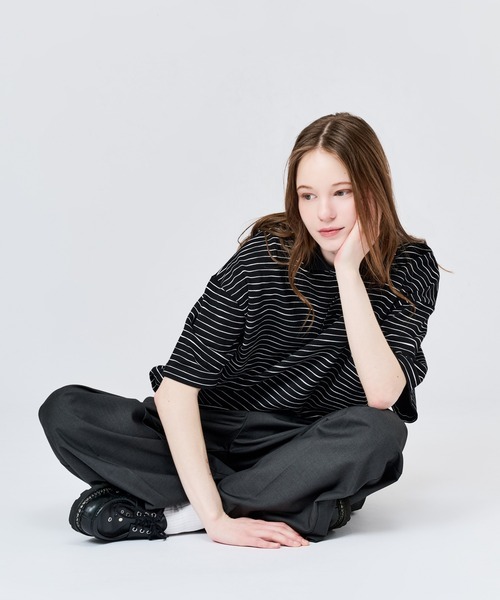 WETTEMPT ポロシャツ 半袖 SKETCH BORDER S/S POLO / スケッチボーダー